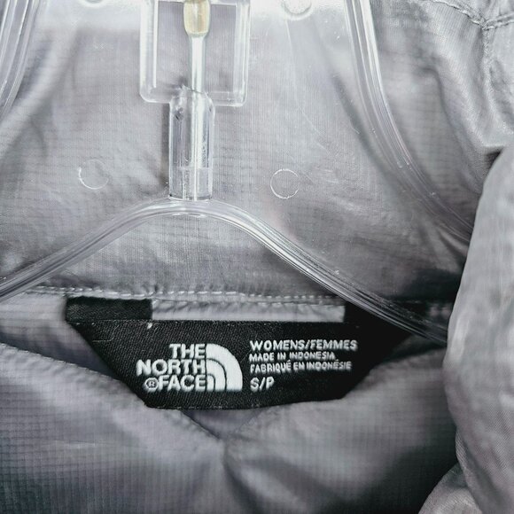 The North Face Womens Down Puffer Jacket Flare S Grey Nylon Packable Lightweight - Picture 2 of 15